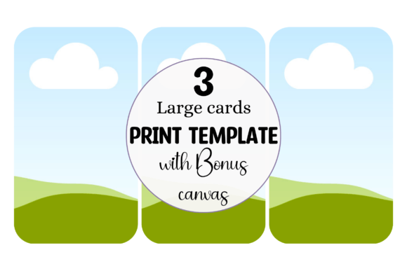 Download Large Cards Print Template for Canva - Cards Collection