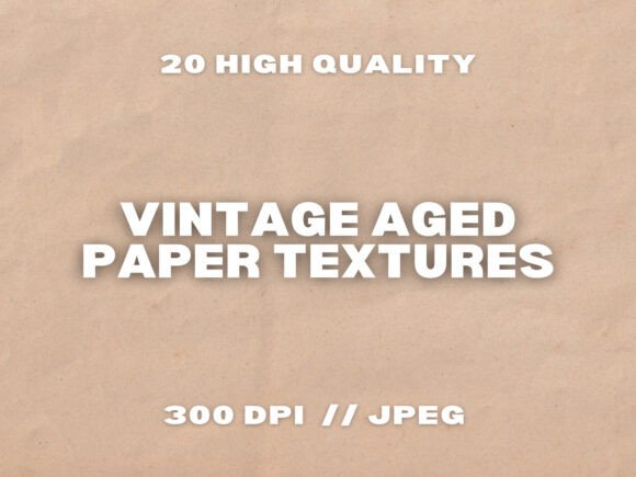 Download 20 Vintage Aged Paper Textures - Premium Resources