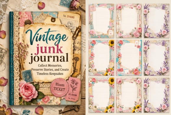Download Vintage Junk Journal – Printable - Premium Resources